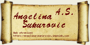 Angelina Supurović vizit kartica
